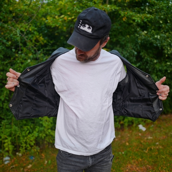 Leather King Leather Vest  Sz W/L M/M - Picture 4 of 11